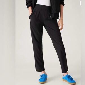 Athleta Brooklyn Mid Rise Ankle Utility Pants Black Size 0